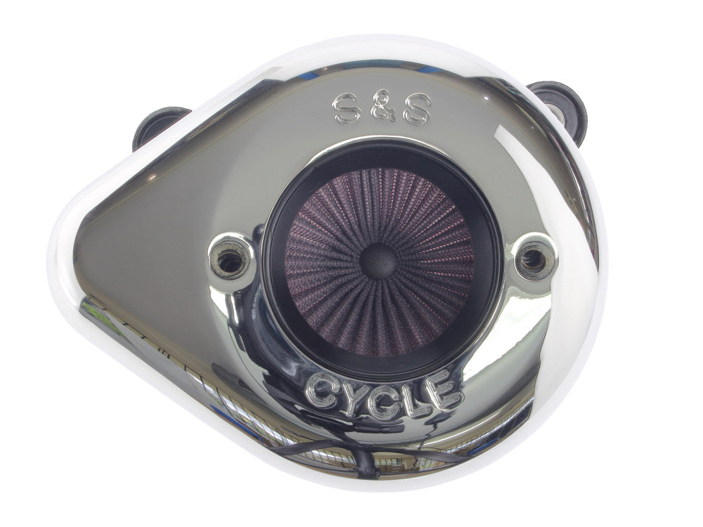 Air Stinger Stealth Air Cleaner Kit - Chrome Teardrop. Fits Sportster 2007-2021.