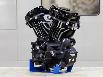 136ci Milwaukee Eight Engine - Black Edition. Fits Softail 2018-2024