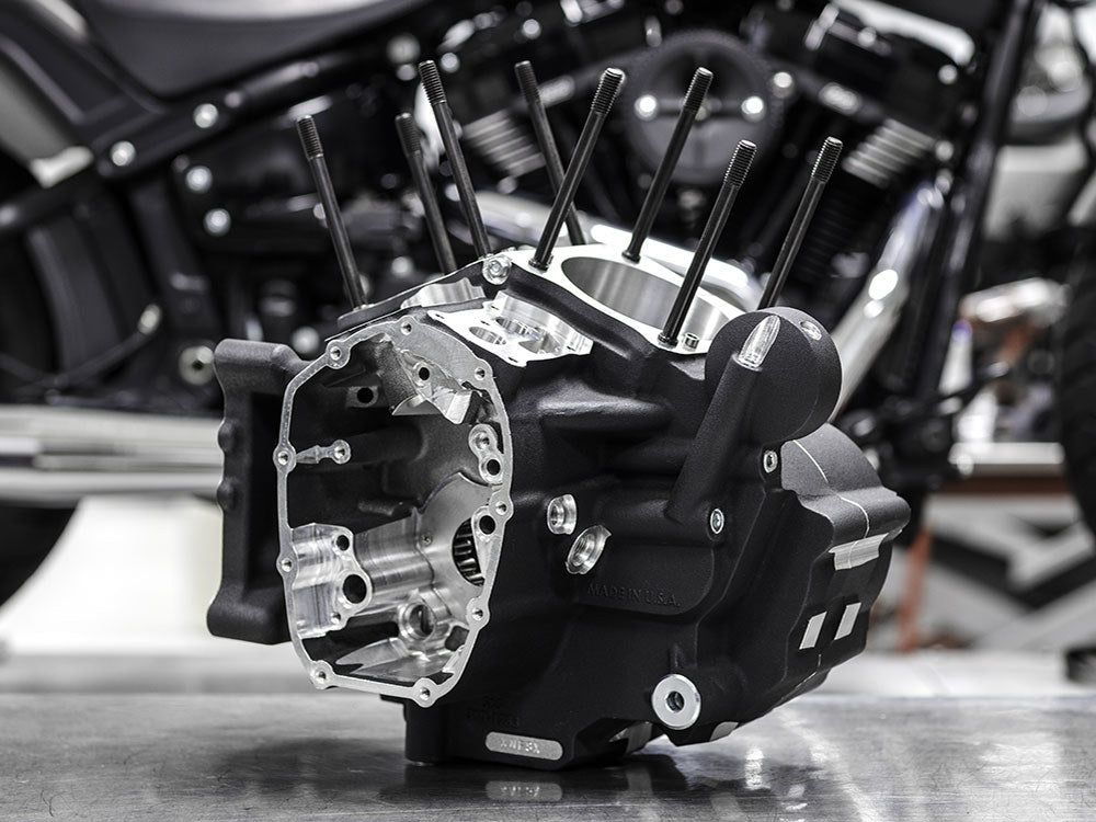 Crankcase Assembly - Black. Fits Softail 2018up