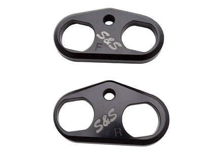 Lifter Cuffs - Black. Fits Milwaukee-Eight 2017up.
