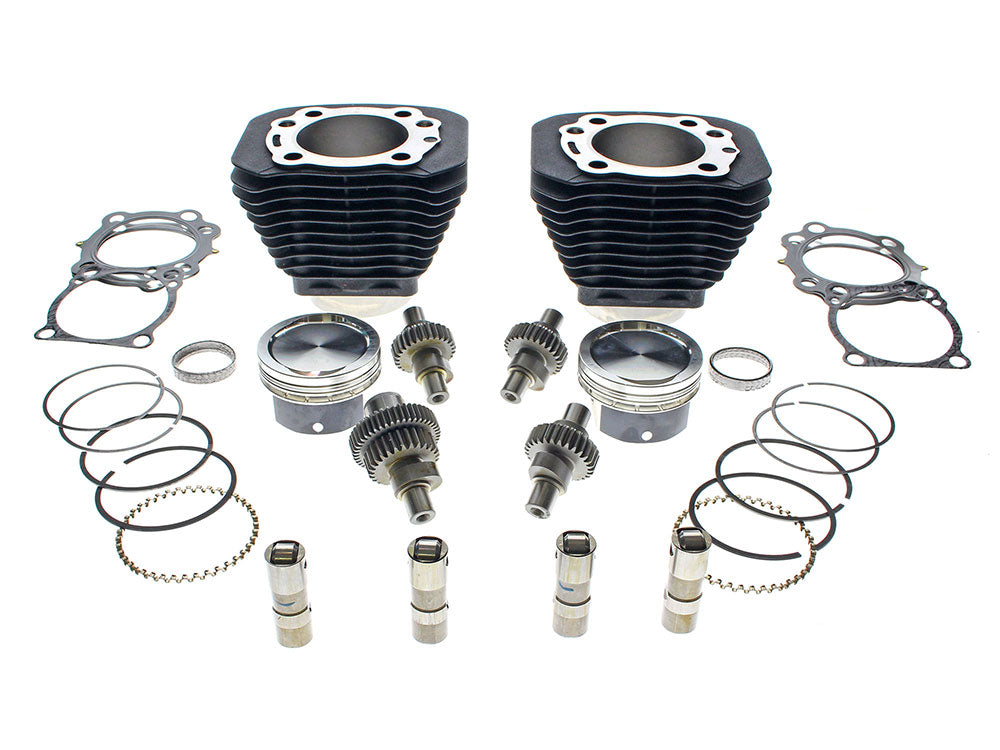 1200cc Hooligan Big Bore Kit - Black. Fits Sportster 2000up with 883cc Engine.