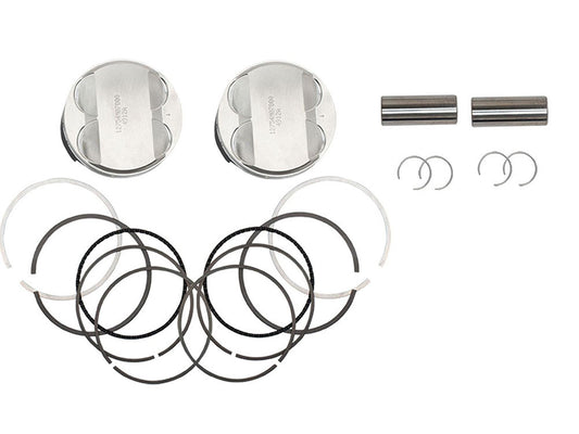 Std Dome Top Pistons with 11:1 Compression Ratio. Fits Royal Enfield 650 Twins 2019up
