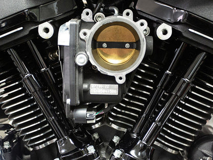 Quickee Adjustable Pushrod Kit - Black. Fits Milwaukee-Eight 2017up.