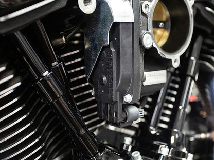 Quickee Adjustable Pushrod Kit - Black. Fits Milwaukee-Eight 2017up.
