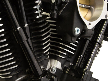 Quickee Adjustable Pushrod Kit - Black. Fits Twin Cam 1999-2017.