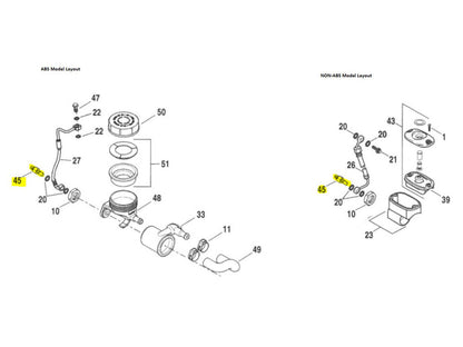 Rear Brake Switch. Fits Dyna 2008-2017.