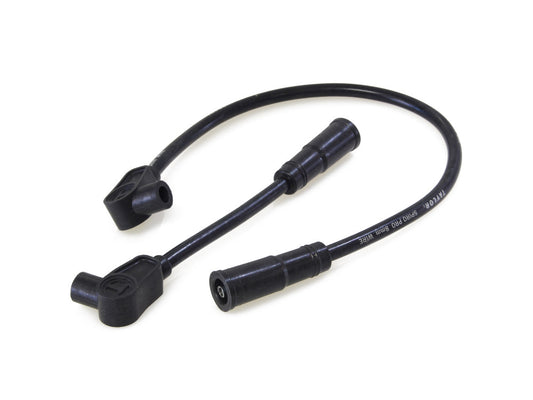 8mm Spark Plug Wire Set - Black. Fits Softail 2000-2017 and Dyna 1999-2017.