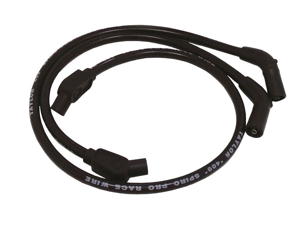 10.4mm Spark Plug Wire Set - Black. Fits Touring 2009-2016.