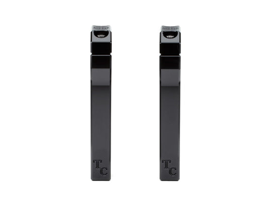 6in. Straight Two Piece Riser Kit - Black. Fits 1-1/8in. Handlebar.