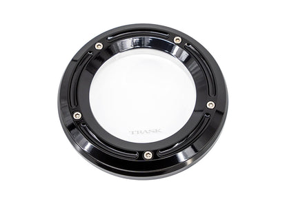 Assault Clear Derby Cover - Gloss Black. Fits Touring 2016up