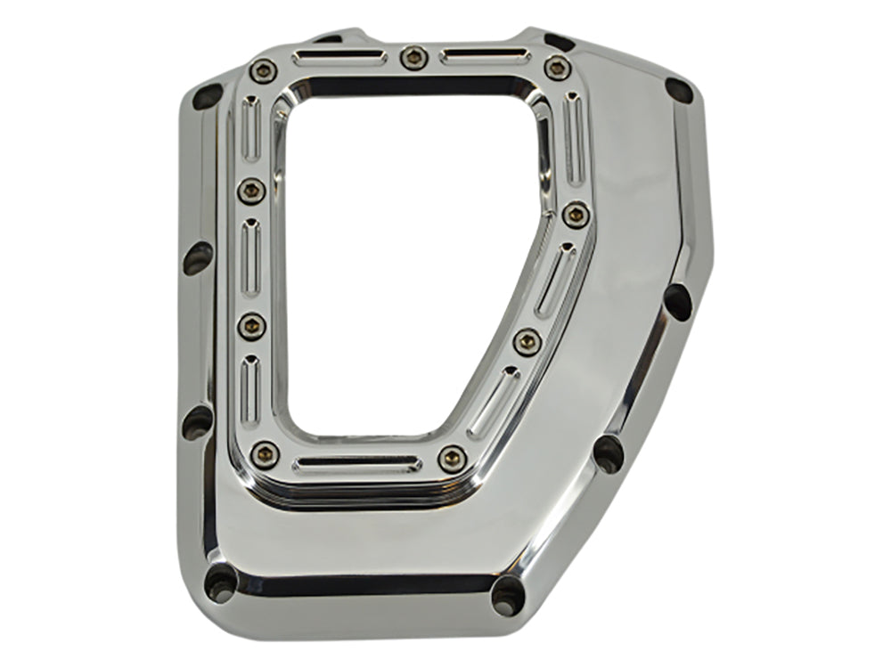 Assault Clear Cam Cover - Chrome. Fits Twin Cam 2001-2017.