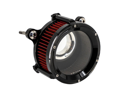 Assault Clear Air Cleaner Kit - Gloss Black. Fits CVO Touring 2023up, Street Glide & Road Glide 2024up, Touring 2025up & Softail 2025up