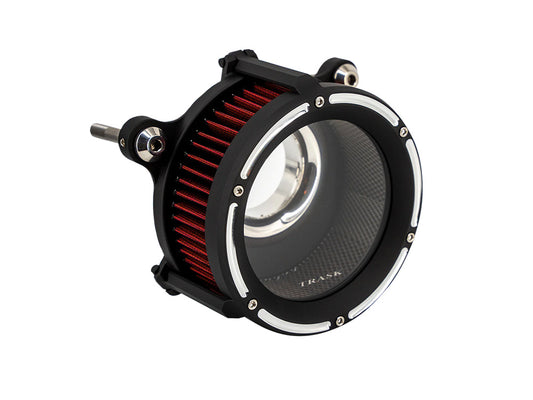 Assault Clear Air Cleaner Kit - Reverse Cut Black. Fits CVO Touring 2023up, Street Glide & Road Glide 2024up, Touring 2025up & Softail 2025up