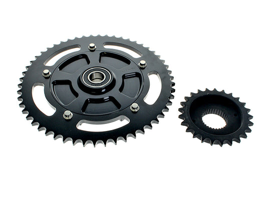 FLH Cush Drive Chain Conversion Kit with 54 Teeth Sprocket. Fits Touring 2009up.