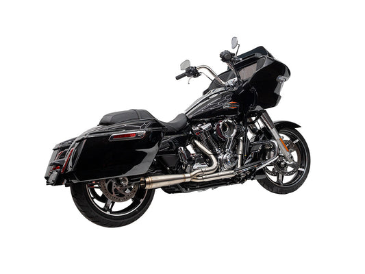 Assault 2-into-1 Exhaust - Stainless Steel. Fits Touring 2017up
