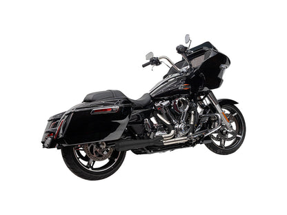 Assault 2-into-1 Exhaust - Black. Fits Touring 2017up