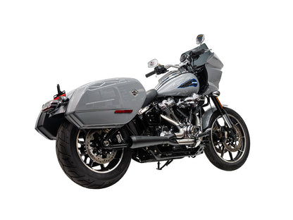 Assault 2-into-1 Exhaust - Black. Fits Heritage Classic and Low Rider ST 2025up
