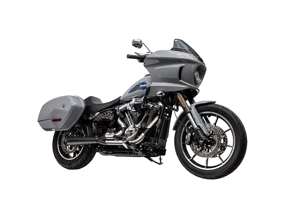 Assault 2-into-1 Exhaust - Black. Fits Heritage Classic and Low Rider ST 2025up