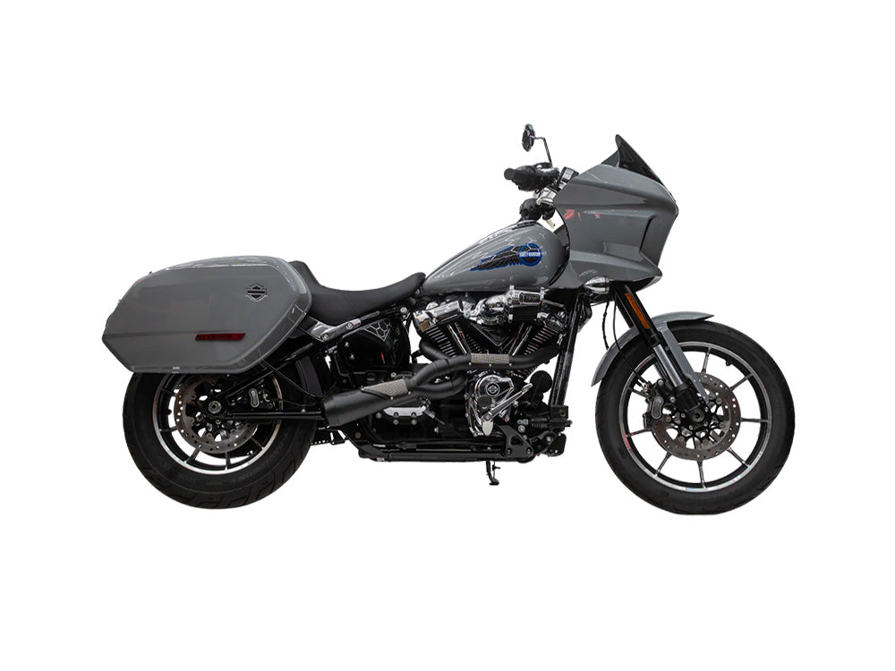 Big Sexy Performance 2-into-1 Exhaust - Black. Fits Softail 2018up.