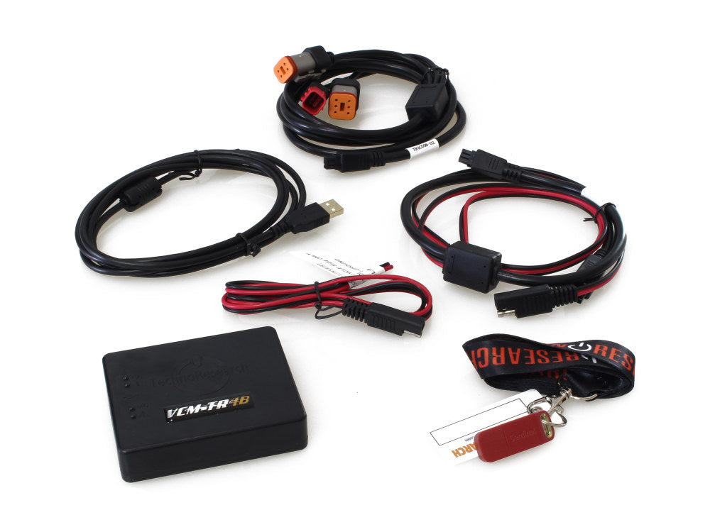 Vehicle Communication Module & Cabling to Re-Tune TechnoResearch Direct Link Keys & Online Licences.
