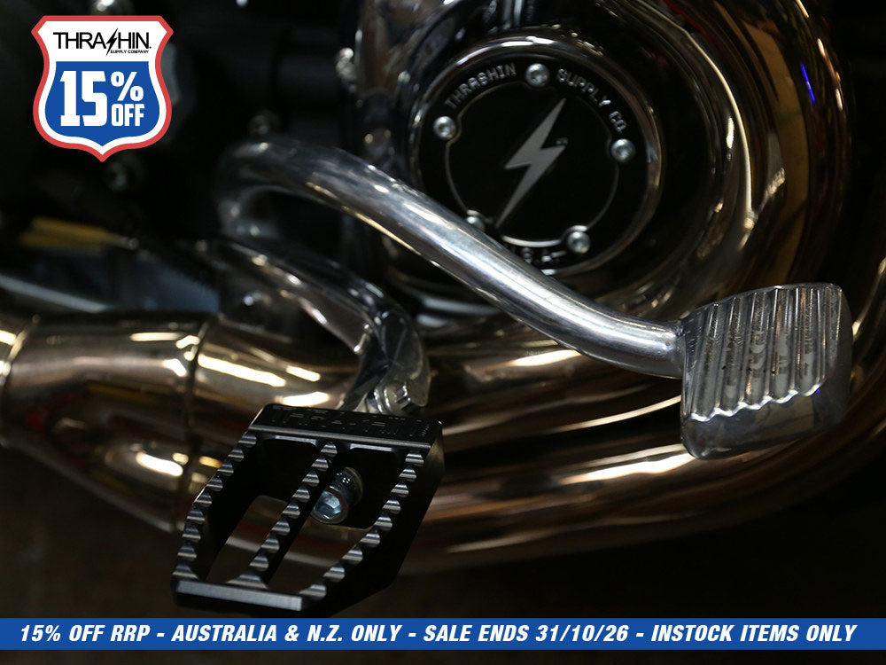 Militant Footpegs with HD Male Mount - Black.