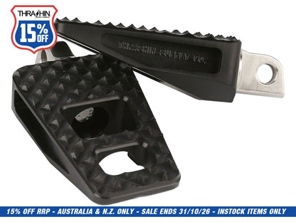 P-54 Footpegs with HD Male Mount - Black.