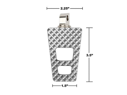 P-54 Footpegs with HD Male Mount - Chrome
