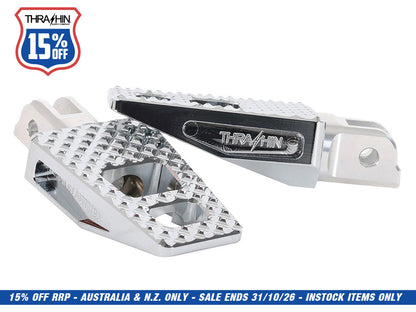 P-54 Footpegs - Chrome. Fits Softail 2018up Front Rider