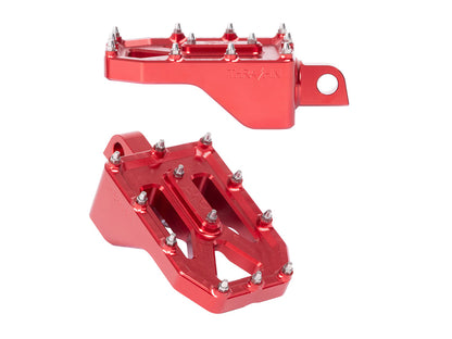 Aggressor Footpegs - Red.