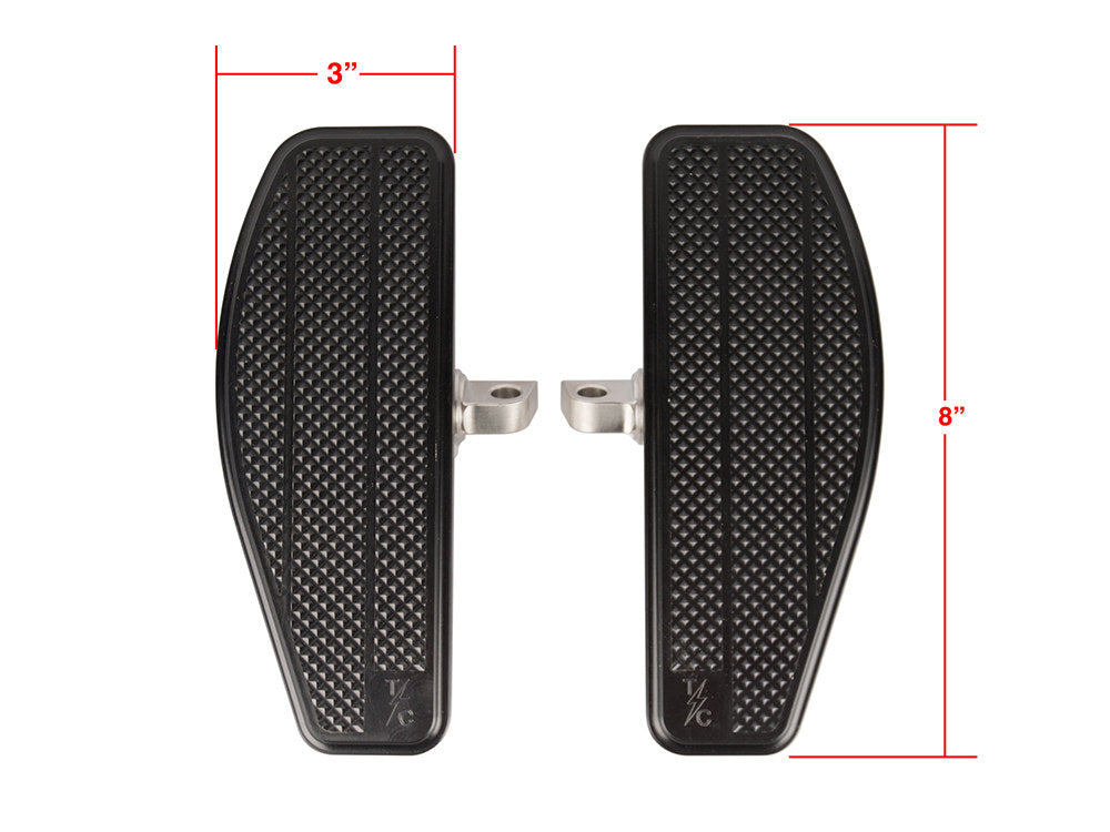 Mini Floorboards with HD Male Mount - Black