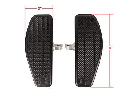 Mini Floorboards with HD Male Mount - Black