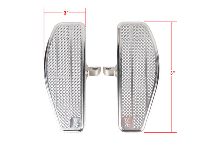 Mini Floorboards with HD Male Mount - Chrome