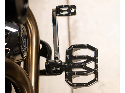 Aggressor Mini Floorboards with HD Male Mount - Black