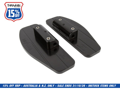 Rear/Passenger Floorboards - Black. Fits Touring 1983up