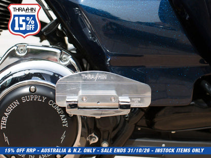 Rear/Passenger Floorboards - Chrome. Fits Touring 1983up