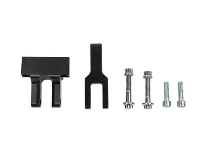 Thrashin OG Risers to Gauges Relocation Bracket - Black. Fits Thrashin' Gauge housings.