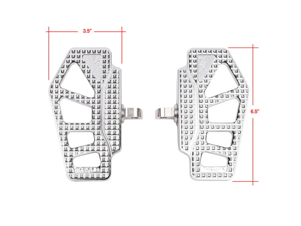 Apex Mini Floorboards with HD Male Mount - Chrome