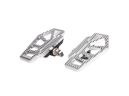 Apex Mini Floorboards with HD Male Mount - Chrome