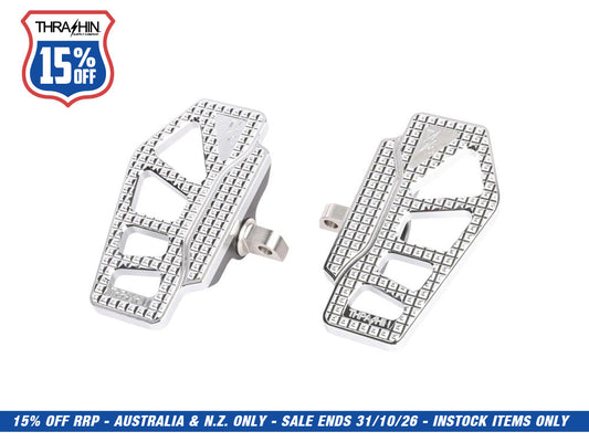 Apex Mini Floorboards with HD Male Mount - Chrome