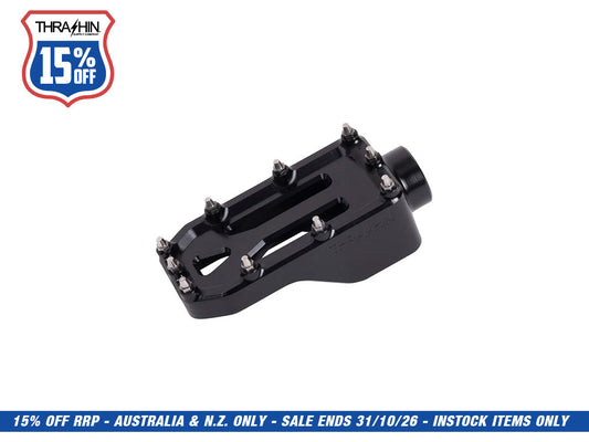 Aggressor Brake Arm Pedal - Black. Touring 2014up (Using Thrashin Brake Arms)
