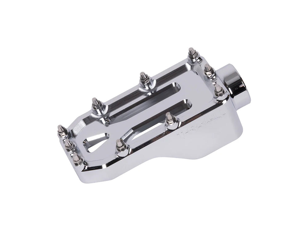 Aggressor Brake Arm Pedal - Chrome. Touring 2014up (Using Thrashin Brake Arms)