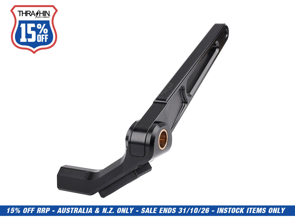 Brake Pedal Arm - Black. Fits Softail 2018up with Mid Controls.