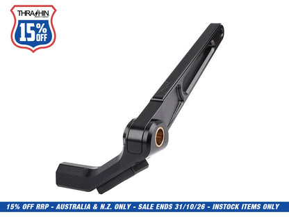 Brake Pedal Arm - Black. Fits Softail 2018up with Mid Controls.