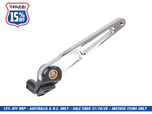 Brake Pedal Arm - Chrome. Fits Softail 2018up with Mid Controls.