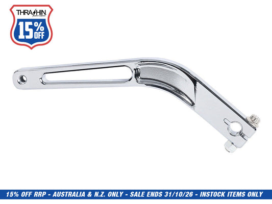 1in. Shorter Shift Arm - Chrome. Fits Softail 2018up with Mid Controls