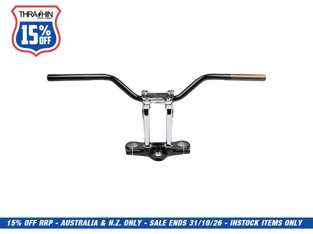 Aggressive Mid Bend Bars - Black