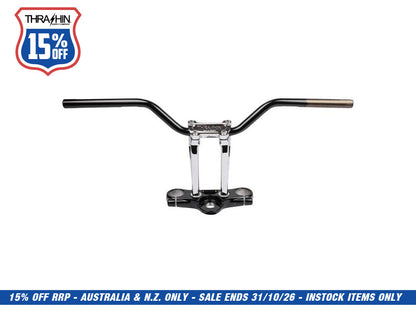 Aggressive Mid Bend Bars - Black