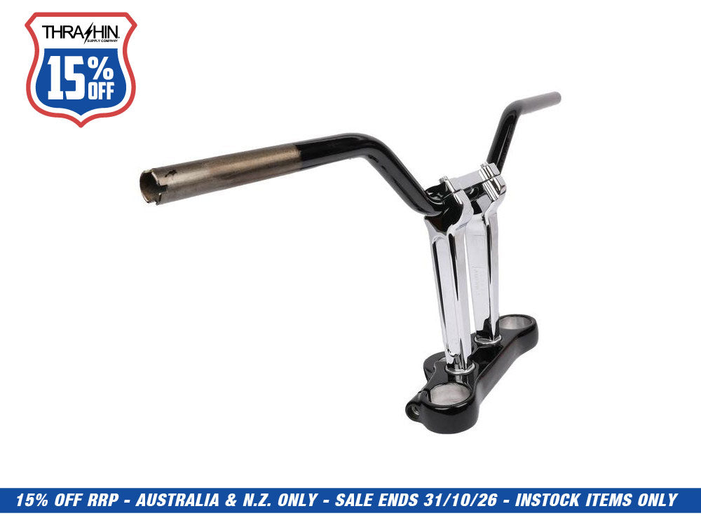 Aggressive Mid Bend Bars - Black