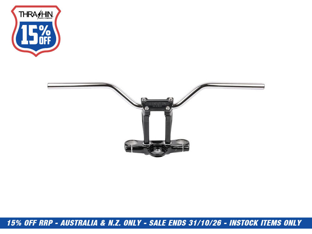 Aggressive Mid Bend Bars - Chrome