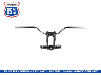 Aggressive Mid Bend Bars - Chrome